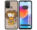 Funda Silicona para ZTE Blade A52 diseño Leon Dibujos