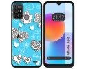 Funda Silicona para ZTE Blade A52 diseño Mariposas Dibujos