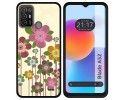 Funda Silicona para ZTE Blade A52 diseño Primavera En Flor Dibujos