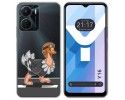 Funda Silicona Transparente para Vivo Y16 diseño Avestruz Dibujos