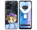 Funda Silicona Transparente para Vivo Y16 diseño Cabra Dibujos