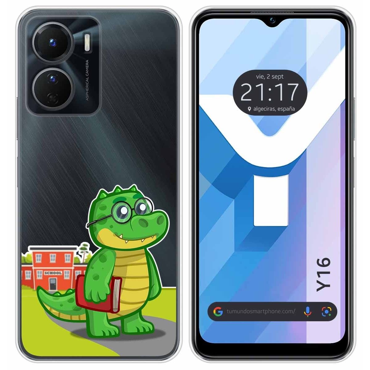 Funda Silicona Transparente para Vivo Y16 diseño Coco Dibujos