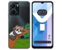 Funda Silicona Transparente para Vivo Y16 diseño Panda Dibujos
