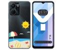 Funda Silicona Transparente para Vivo Y16 diseño Playa Dibujos