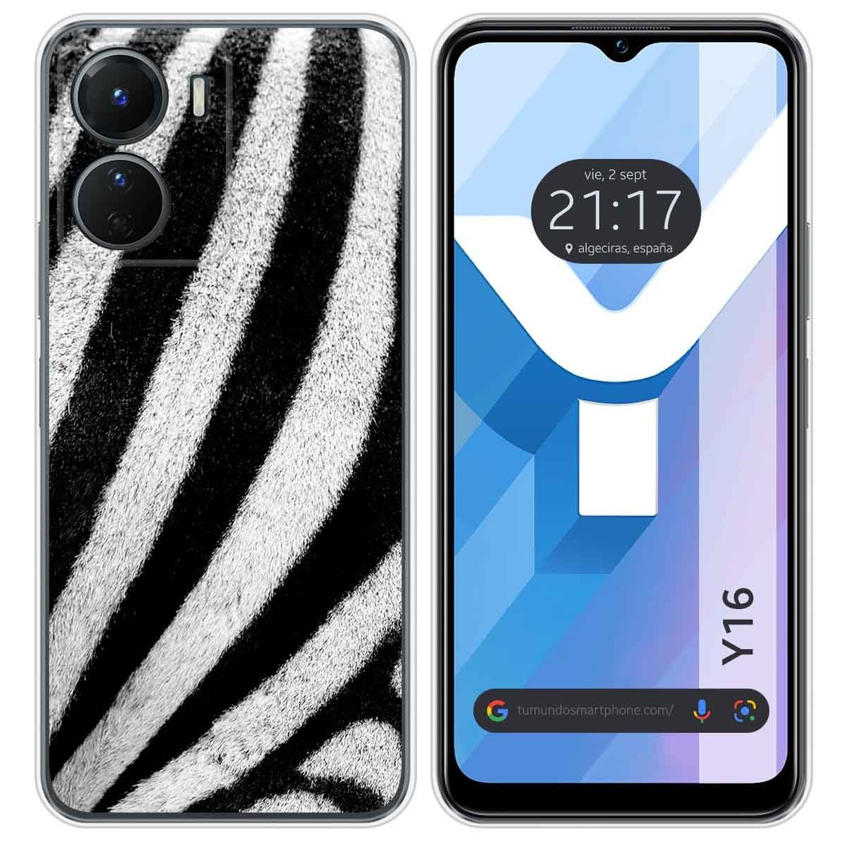 Funda Silicona para Vivo Y16 diseño Animal 02 Dibujos