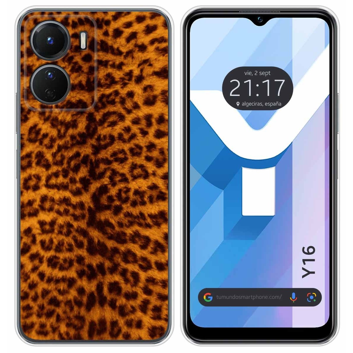 Funda Silicona para Vivo Y16 diseño Animal 03 Dibujos