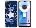 Funda Silicona para Vivo Y16 diseño Camuflaje 03 Dibujos