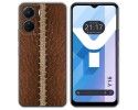 Funda Silicona para Vivo Y16 diseño Cuero 01 Dibujos