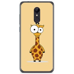 Funda Gel Tpu para Xiaomi Redmi 5 Plus Diseño Jirafa Dibujos