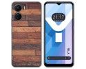 Funda Silicona para Vivo Y16 diseño Madera 03 Dibujos