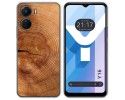 Funda Silicona para Vivo Y16 diseño Madera 04 Dibujos