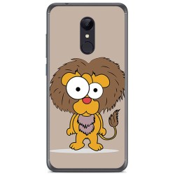 Funda Gel Tpu para Xiaomi Redmi 5 Plus Diseño Leon Dibujos