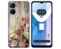 Funda Silicona para Vivo Y16 diseño Madera 08 Dibujos