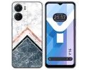 Funda Silicona para Vivo Y16 diseño Mármol 05 Dibujos