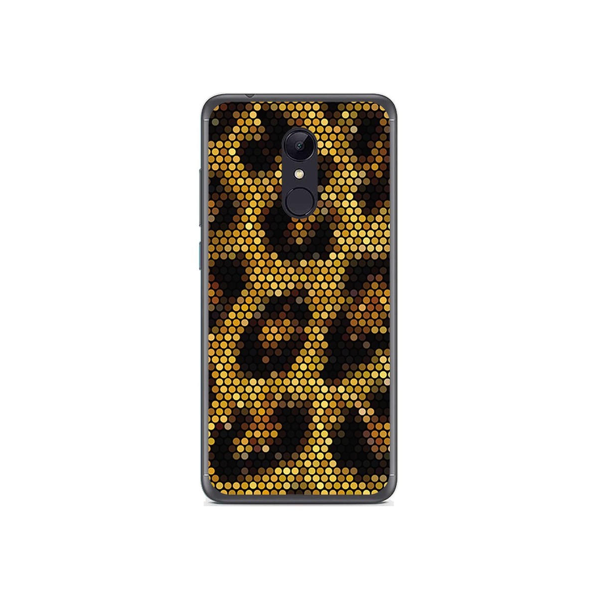 Funda Gel Tpu para Xiaomi Redmi 5 Plus Diseño Leopardo Dibujos