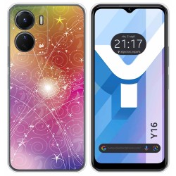 Funda Silicona para Vivo Y16 diseño Abstracto Dibujos