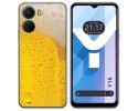 Funda Silicona para Vivo Y16 diseño Cerveza Dibujos