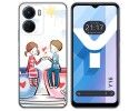 Funda Silicona para Vivo Y16 diseño Café Dibujos