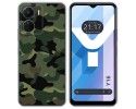 Funda Silicona para Vivo Y16 diseño Camuflaje Dibujos