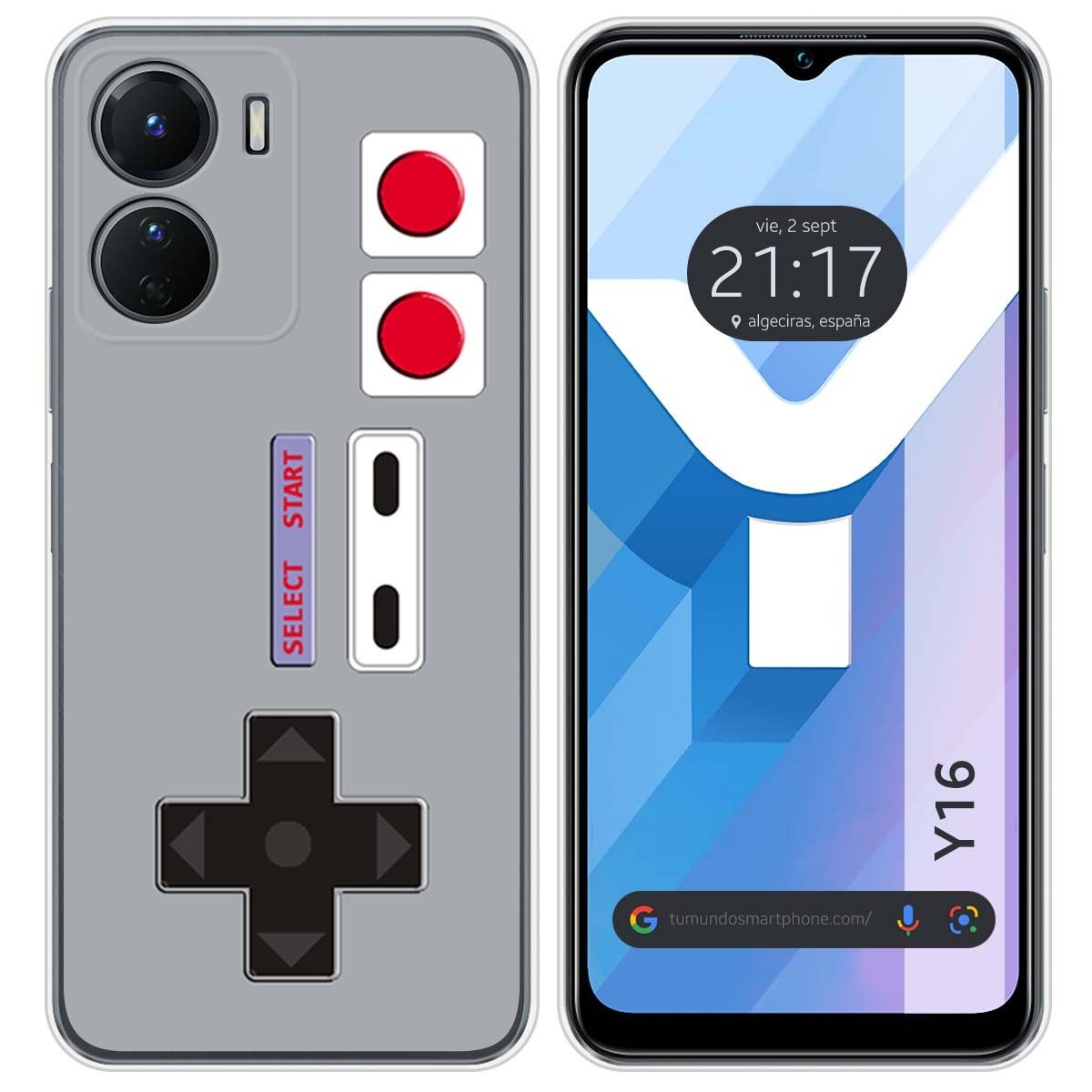 Funda Silicona para Vivo Y16 diseño Consola Dibujos