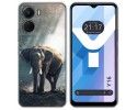 Funda Silicona para Vivo Y16 diseño Elefante Dibujos