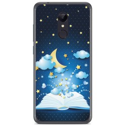 Funda Gel Tpu para Xiaomi Redmi 5 Plus Diseño Libro Cuentos Dibujos