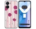 Funda Silicona para Vivo Y16 diseño Flores Vintage Dibujos