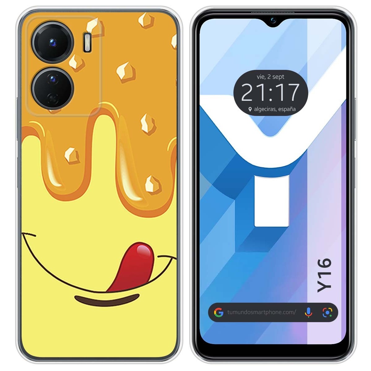 Funda Silicona para Vivo Y16 diseño Helado Vainilla Dibujos