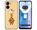 Funda Silicona para Vivo Y16 diseño Jirafa Dibujos