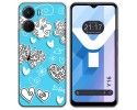 Funda Silicona para Vivo Y16 diseño Mariposas Dibujos