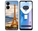 Funda Silicona para Vivo Y16 diseño Paris Dibujos