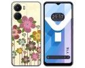 Funda Silicona para Vivo Y16 diseño Primavera En Flor Dibujos