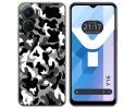 Funda Silicona para Vivo Y16 diseño Snow Camuflaje Dibujos
