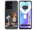 Funda Silicona Transparente para Vivo Y35 / Y22s diseño Avestruz Dibujos