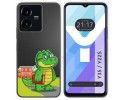 Funda Silicona Transparente para Vivo Y35 / Y22s diseño Coco Dibujos