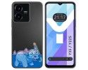 Funda Silicona Transparente para Vivo Y35 / Y22s diseño Hipo Dibujos