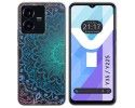 Funda Silicona Transparente para Vivo Y35 / Y22s diseño Mandala Dibujos