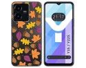 Funda Silicona Transparente para Vivo Y35 / Y22s diseño Otoño Dibujos