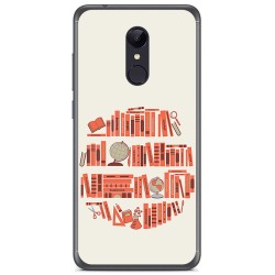 Funda Gel Tpu para Xiaomi Redmi 5 Plus Diseño Mundo Libro Dibujos