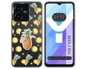 Funda Silicona Transparente para Vivo Y35 / Y22s diseño Piña Dibujos