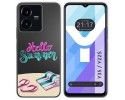 Funda Silicona Transparente para Vivo Y35 / Y22s diseño Summer Dibujos
