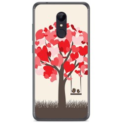 Funda Gel Tpu para Xiaomi Redmi 5 Plus Diseño Pajaritos Dibujos