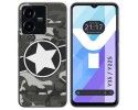 Funda Silicona para Vivo Y35 / Y22s diseño Camuflaje 02 Dibujos