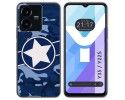 Funda Silicona para Vivo Y35 / Y22s diseño Camuflaje 03 Dibujos