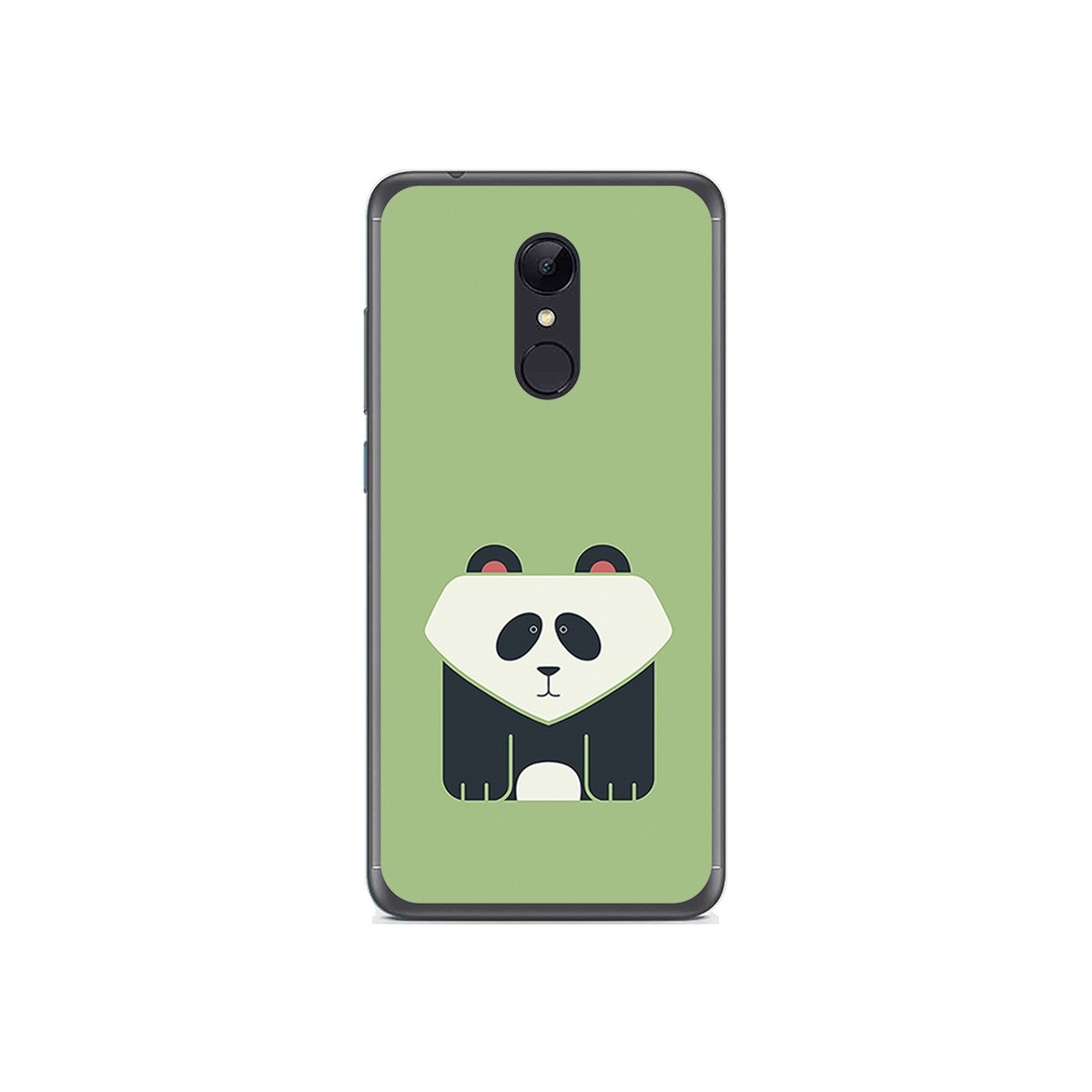 Funda Gel Tpu para Xiaomi Redmi 5 Plus Diseño Panda Dibujos