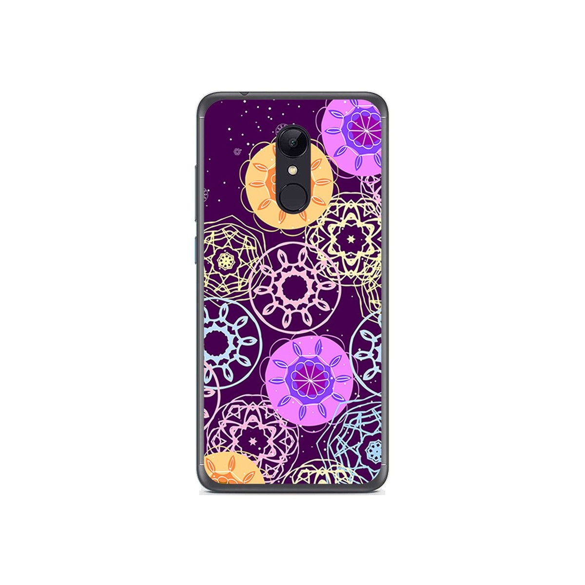 Funda Gel Tpu para Xiaomi Redmi 5 Plus Diseño Radial Dibujos