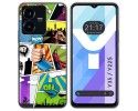 Funda Silicona para Vivo Y35 / Y22s diseño Comic Dibujos