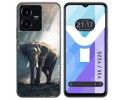 Funda Silicona para Vivo Y35 / Y22s diseño Elefante Dibujos