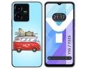 Funda Silicona para Vivo Y35 / Y22s diseño Furgoneta Dibujos