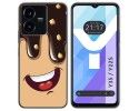 Funda Silicona para Vivo Y35 / Y22s diseño Helado Chocolate Dibujos